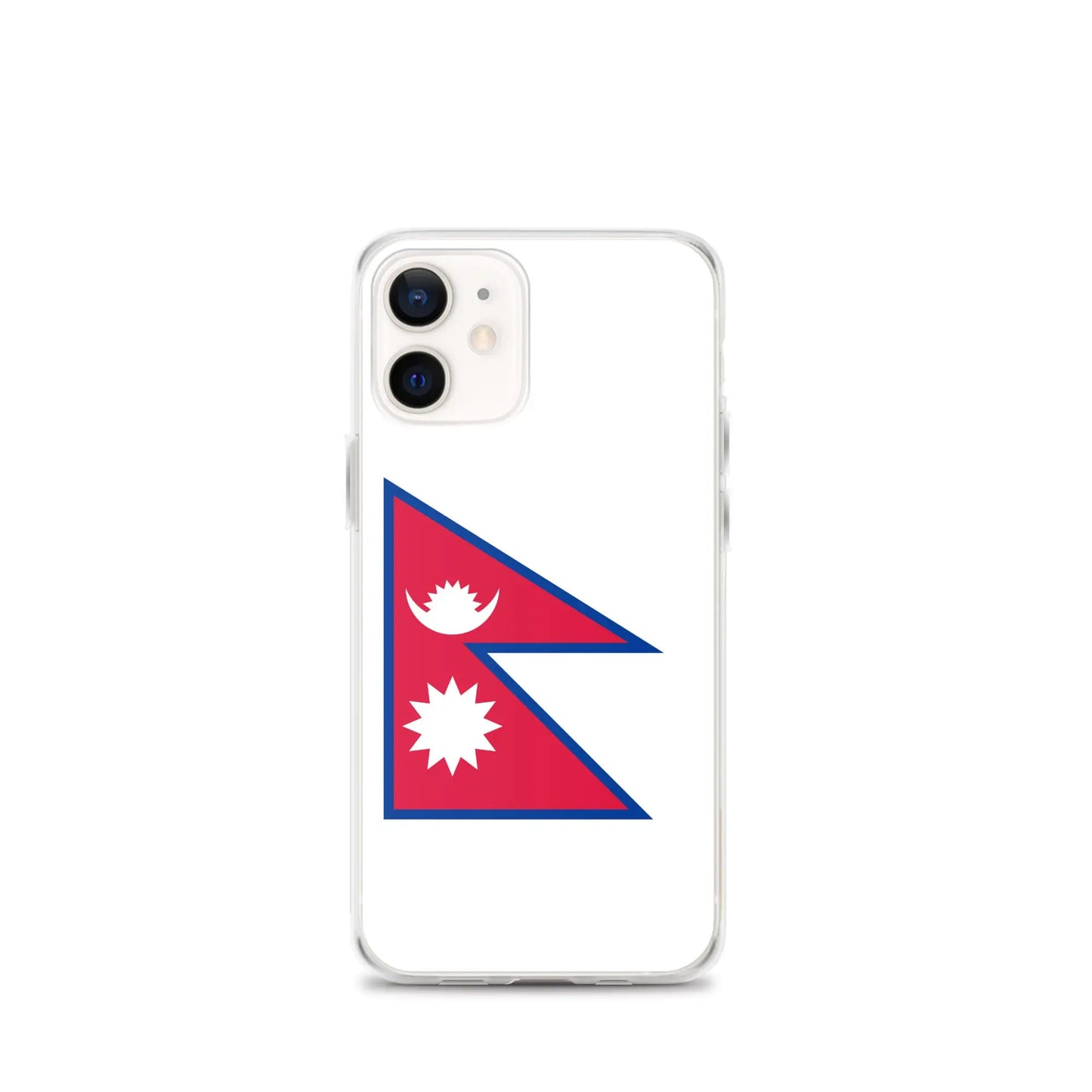 Coque Iphone Drapeau Du Népal – Étui Souple – Résistant Et Antichoc