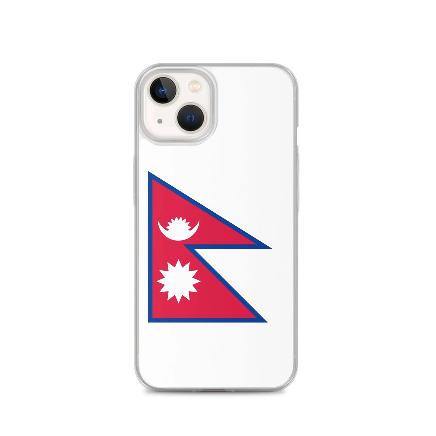Coque Iphone Drapeau Du Népal – Étui Souple – Résistant Et Antichoc