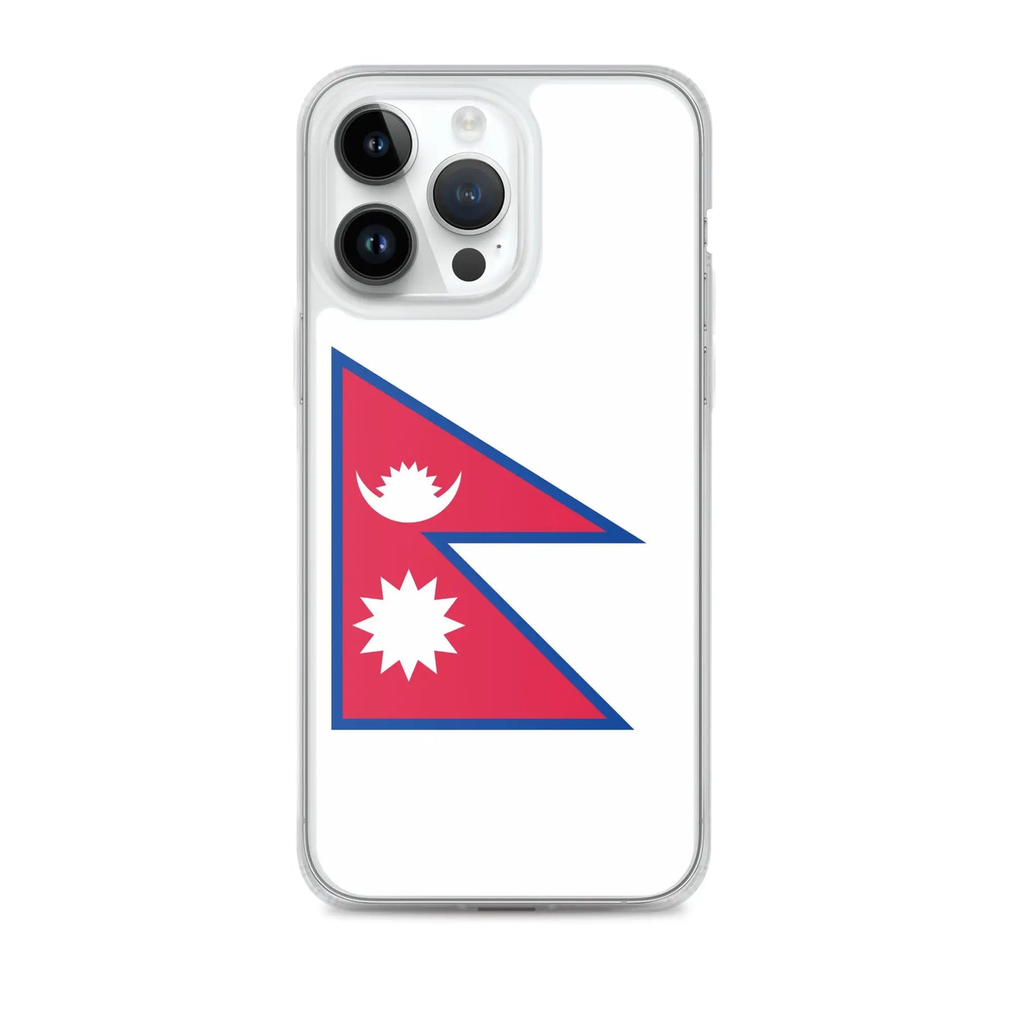 Coque Iphone Drapeau Du Népal – Étui Souple – Résistant Et Antichoc