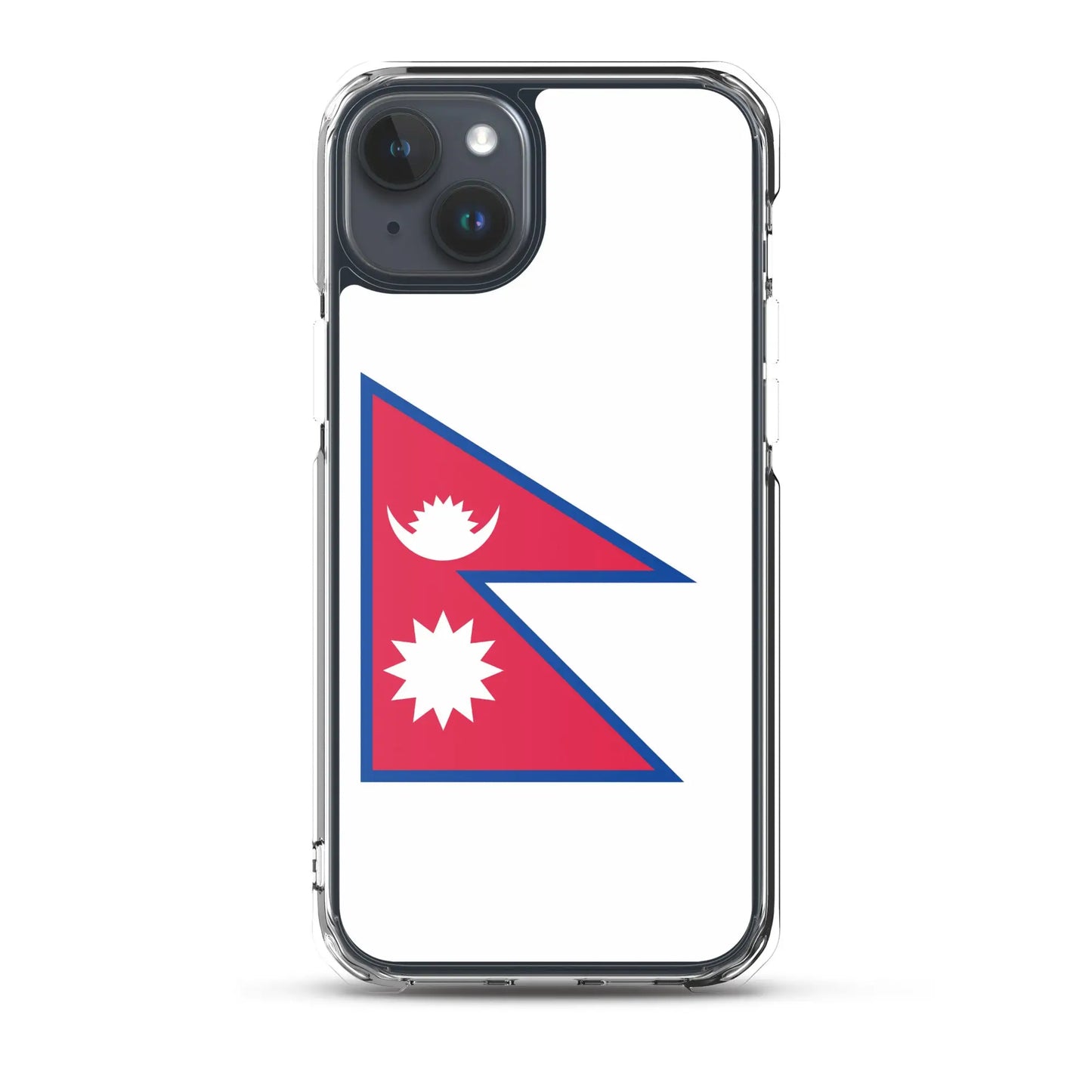Coque Iphone Drapeau Du Népal – Étui Souple – Résistant Et Antichoc