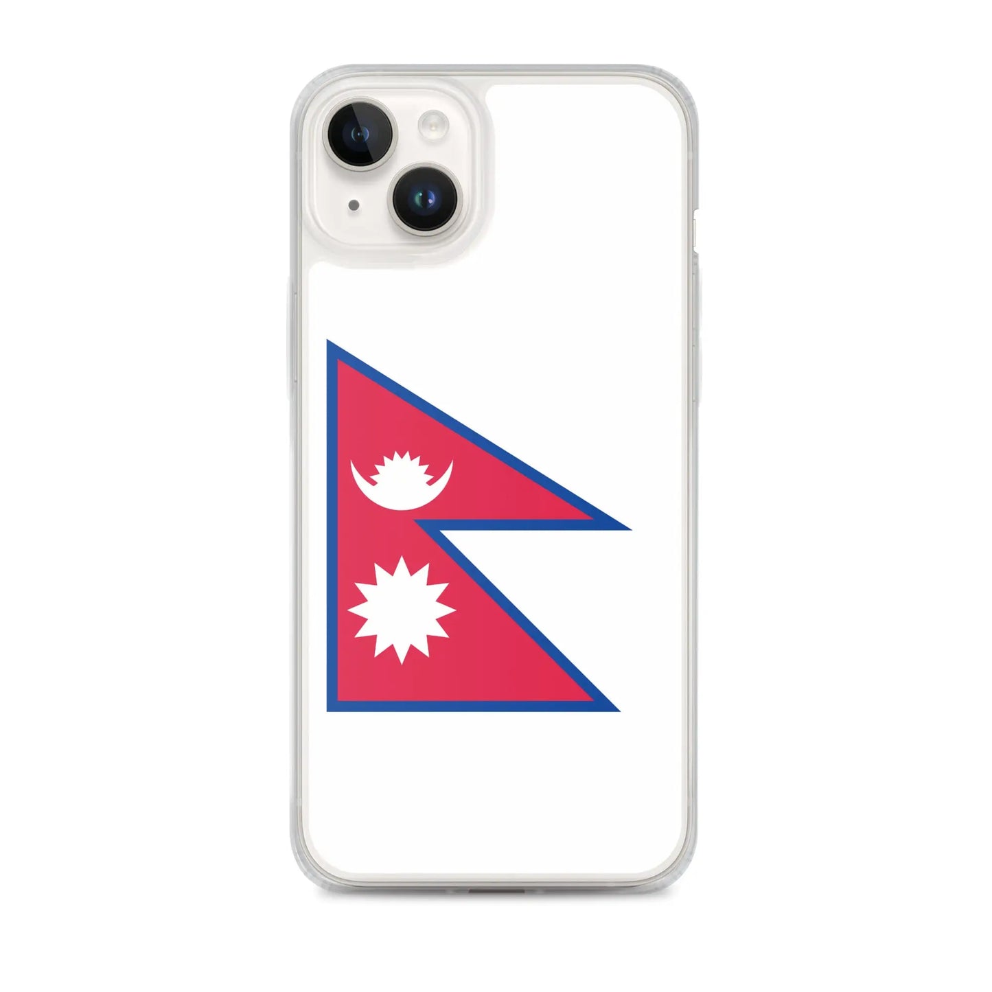 Coque Iphone Drapeau Du Népal – Étui Souple – Résistant Et Antichoc