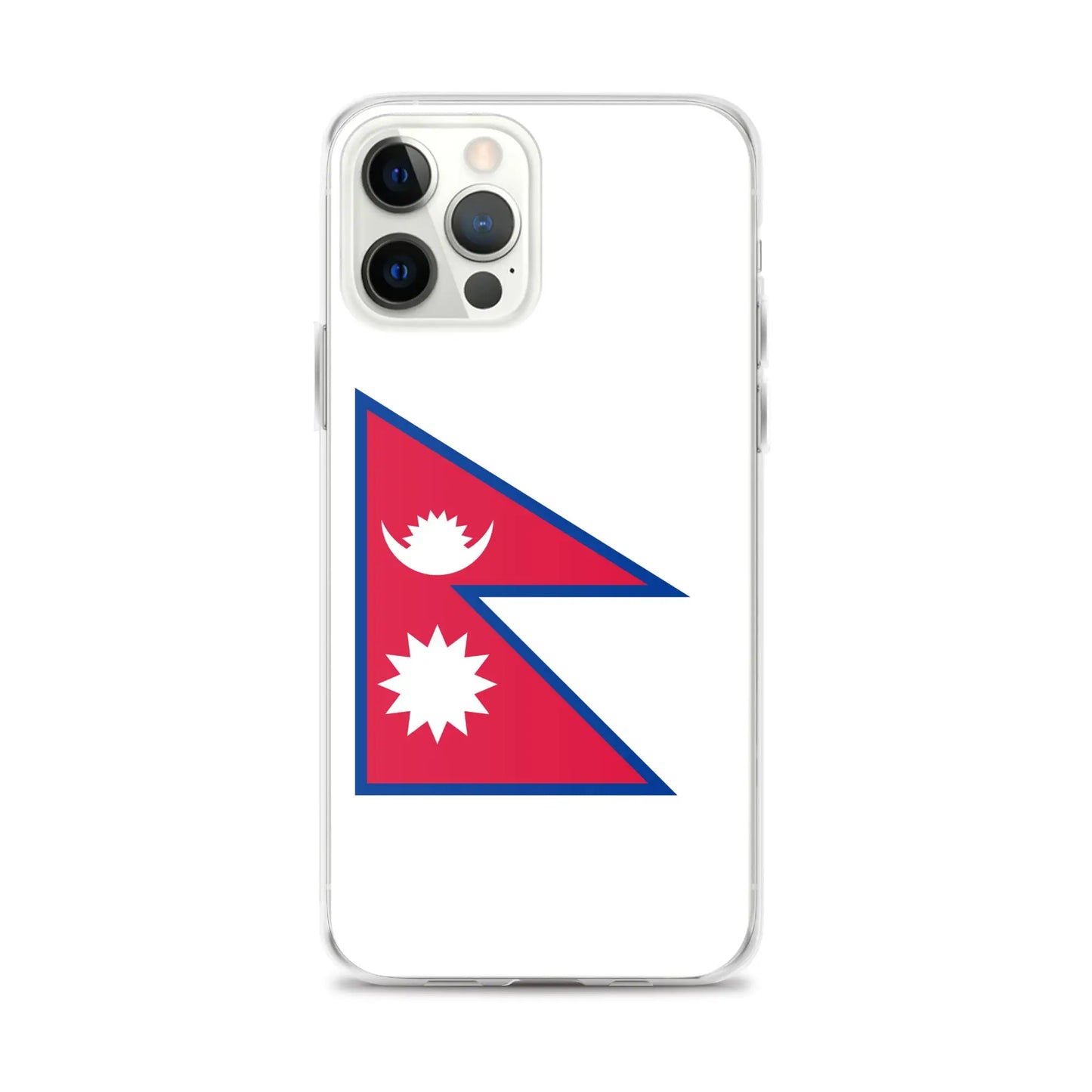 Coque Iphone Drapeau Du Népal – Étui Souple – Résistant Et Antichoc