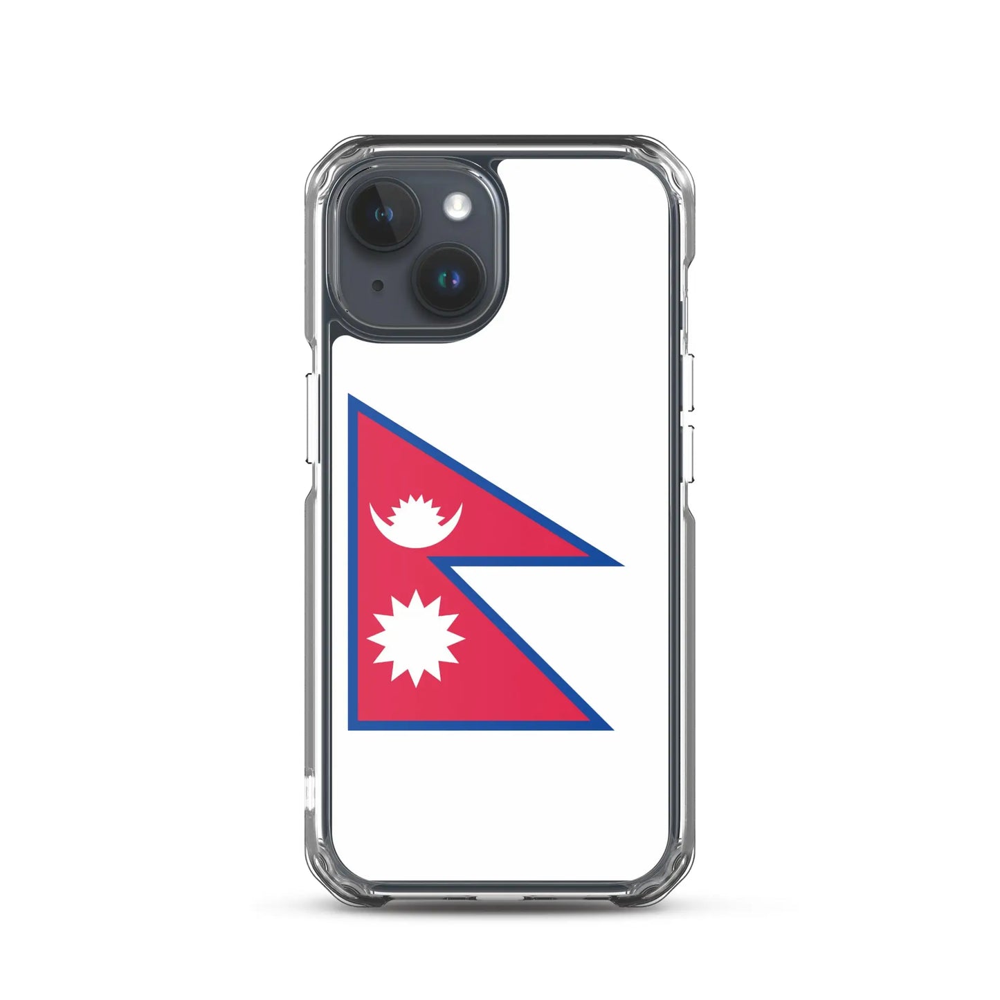 Coque Iphone Drapeau Du Népal – Étui Souple – Résistant Et Antichoc