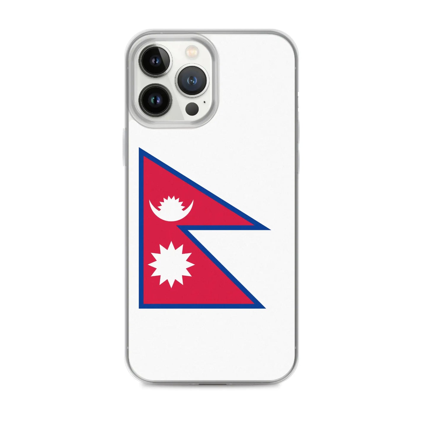 Coque Iphone Drapeau Du Népal – Étui Souple – Résistant Et Antichoc