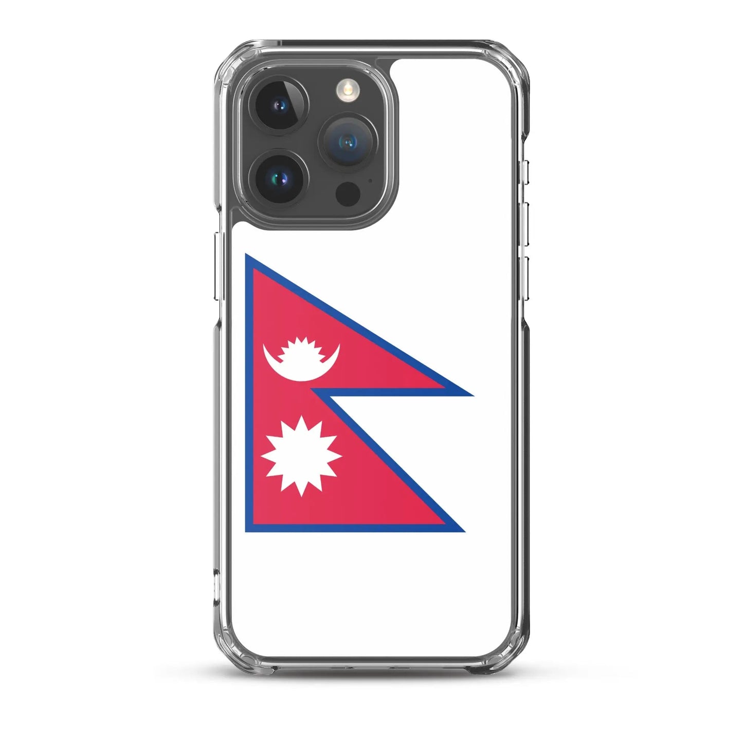 Coque Iphone Drapeau Du Népal – Étui Souple – Résistant Et Antichoc