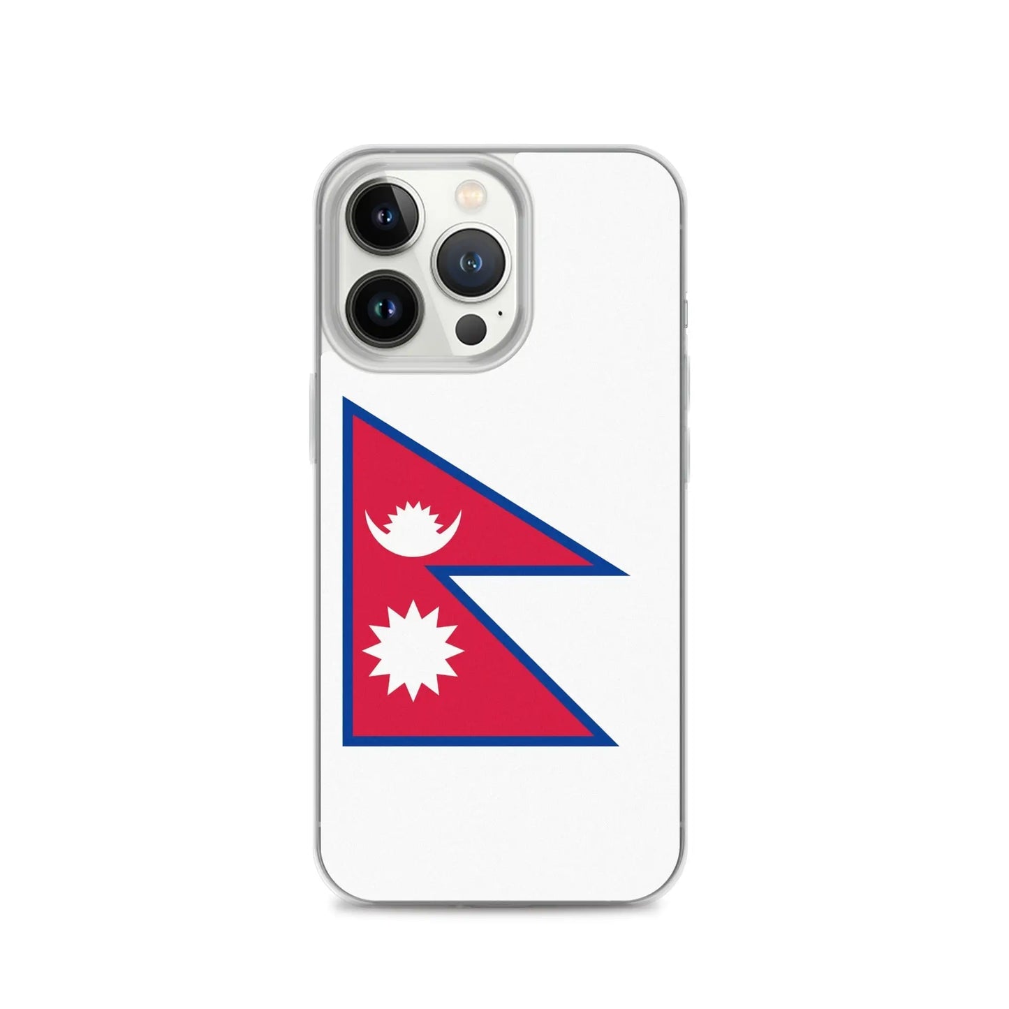 Coque Iphone Drapeau Du Népal – Étui Souple – Résistant Et Antichoc