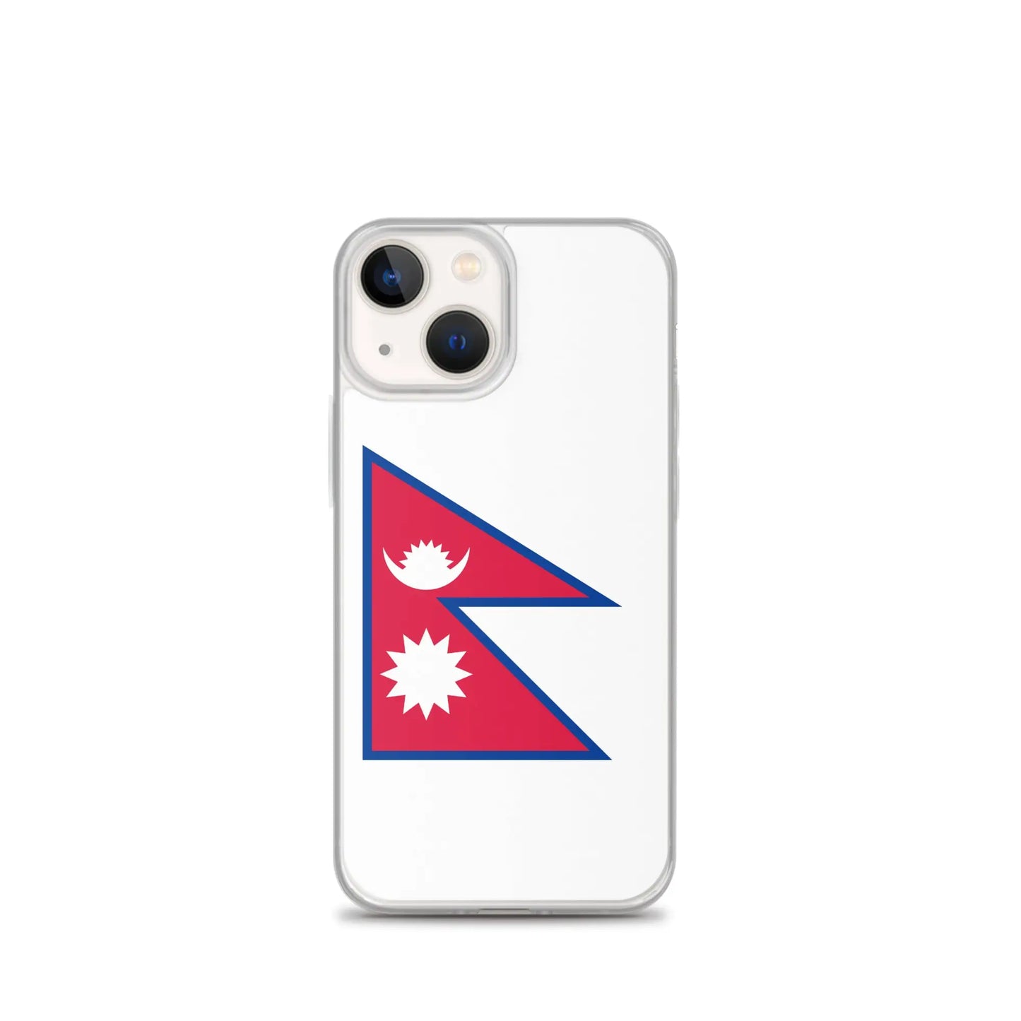 Coque Iphone Drapeau Du Népal – Étui Souple – Résistant Et Antichoc