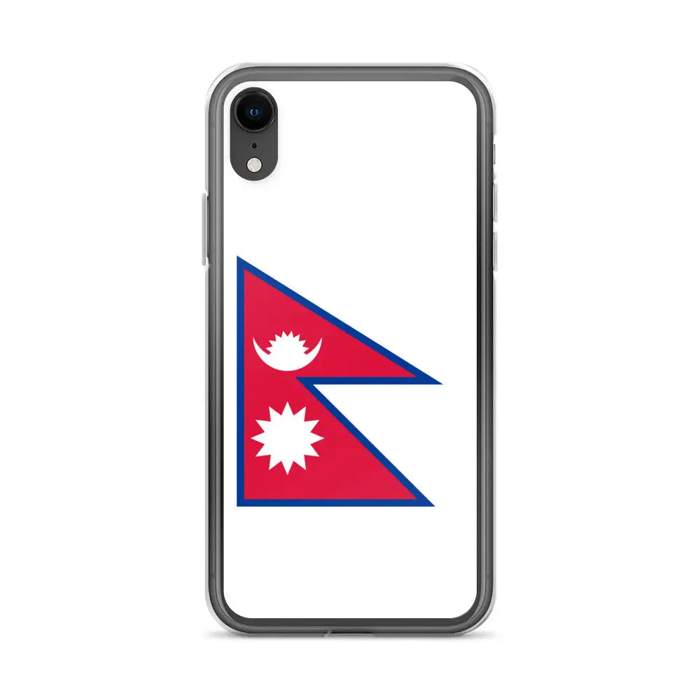 Coque Iphone Drapeau Du Népal – Étui Souple – Résistant Et Antichoc