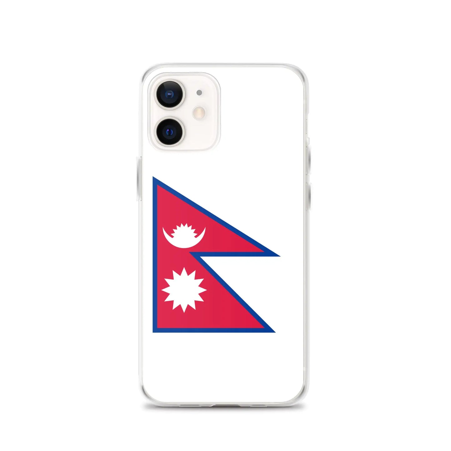 Coque Iphone Drapeau Du Népal – Étui Souple – Résistant Et Antichoc