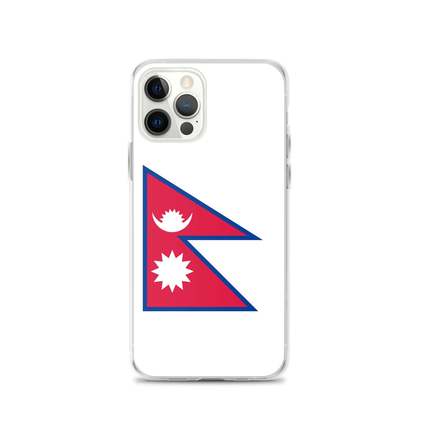 Coque Iphone Drapeau Du Népal – Étui Souple – Résistant Et Antichoc