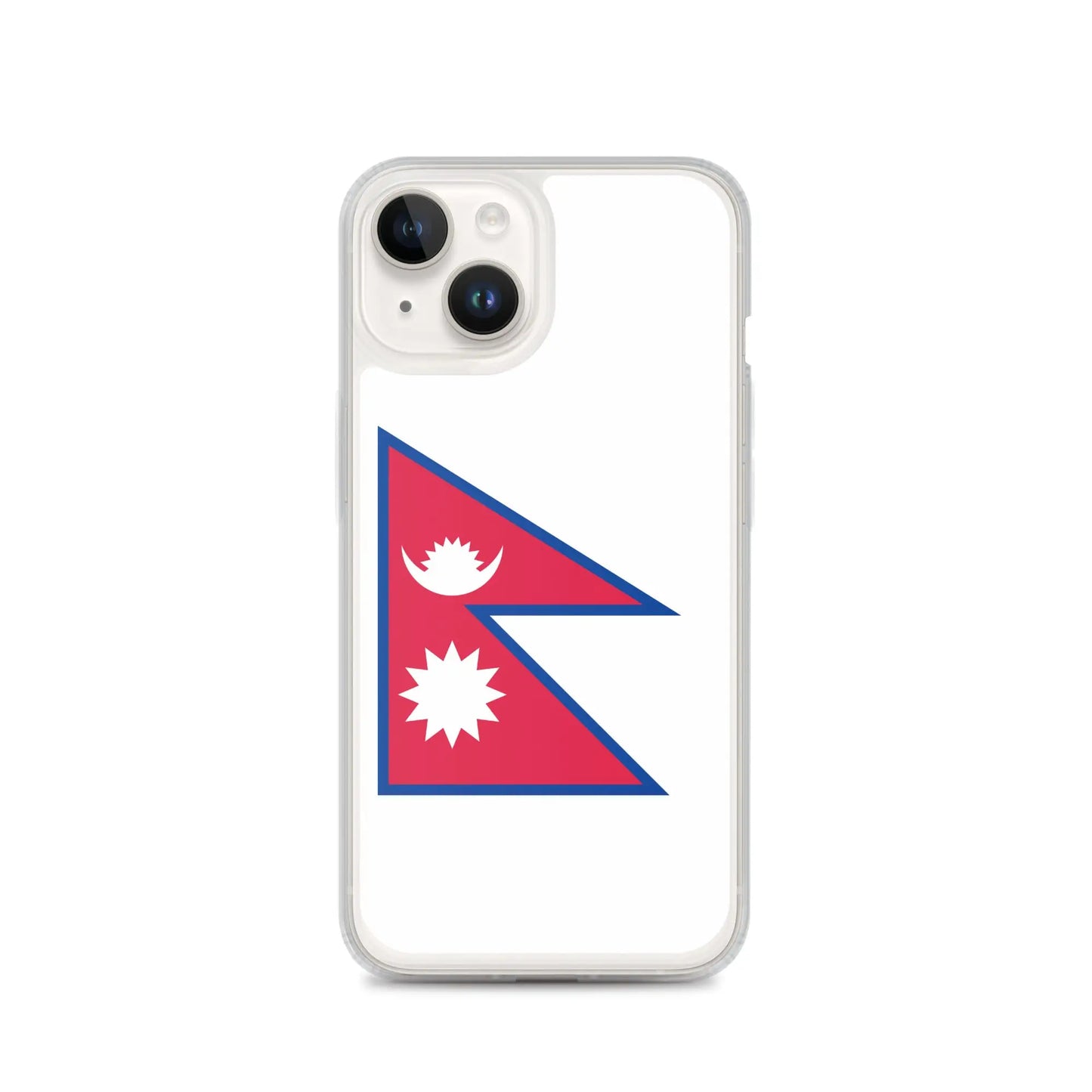 Coque Iphone Drapeau Du Népal – Étui Souple – Résistant Et Antichoc