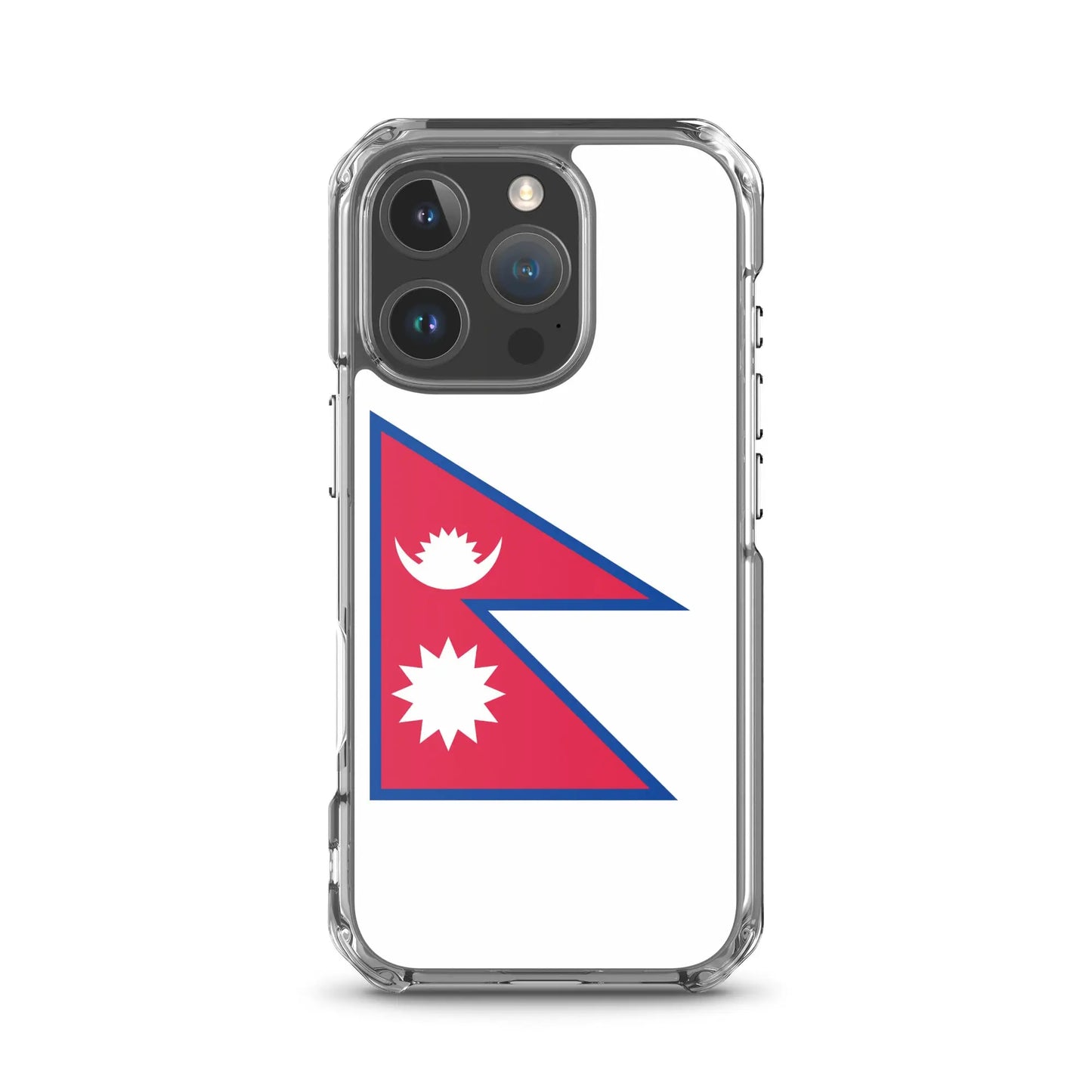 Coque Iphone Drapeau Du Népal – Étui Souple – Résistant Et Antichoc