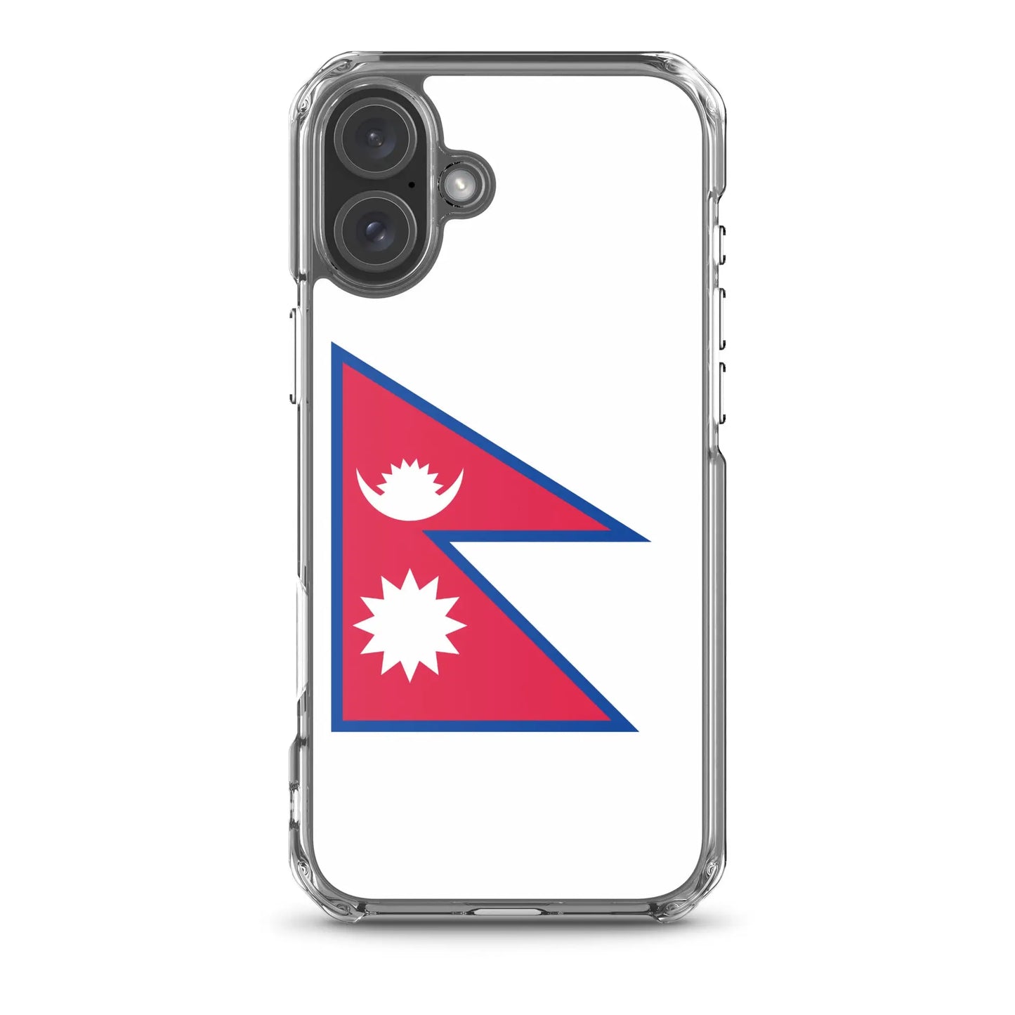 Coque Iphone Drapeau Du Népal – Étui Souple – Résistant Et Antichoc