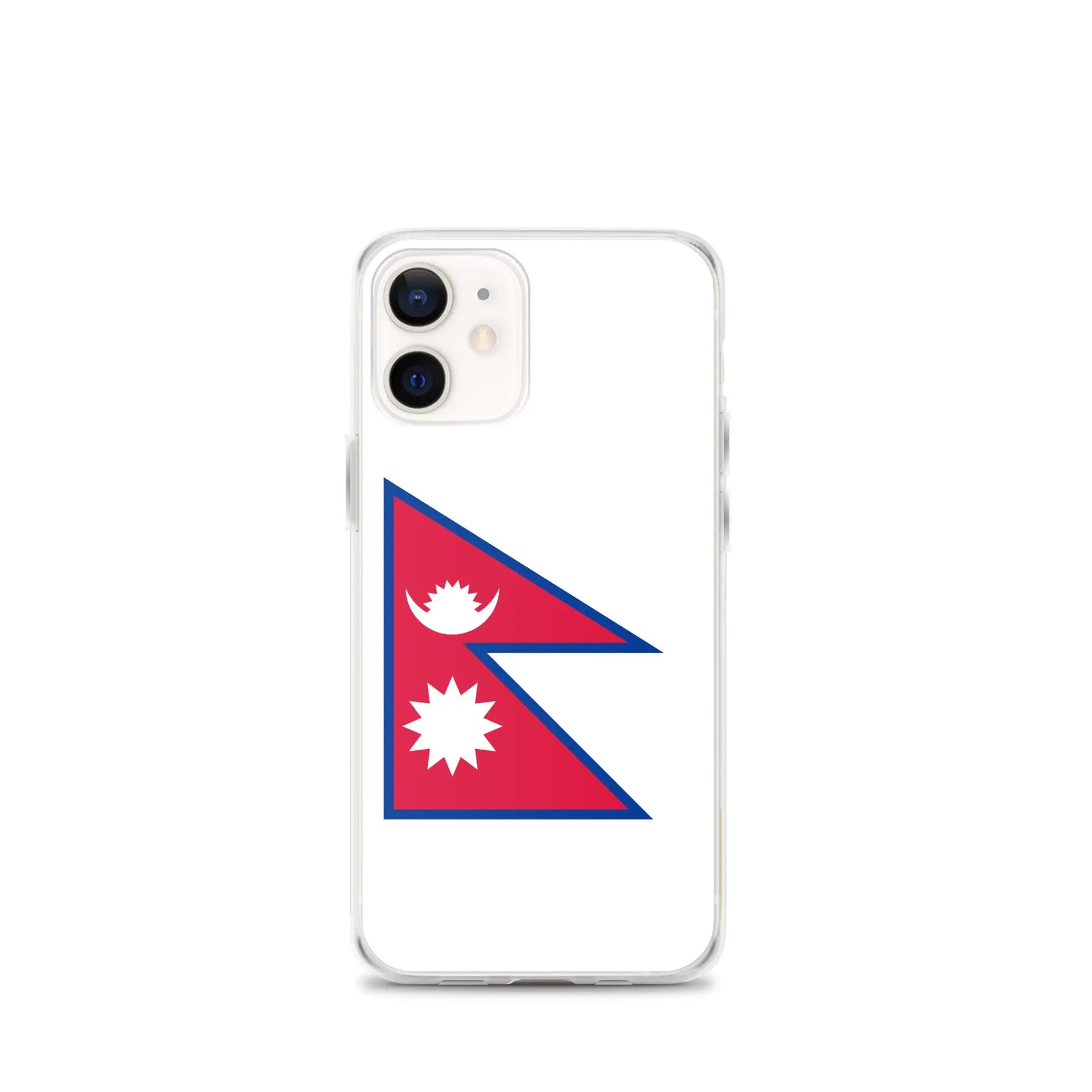 Coque Iphone Drapeau Du Népal – Étui Souple – Résistant Et Antichoc