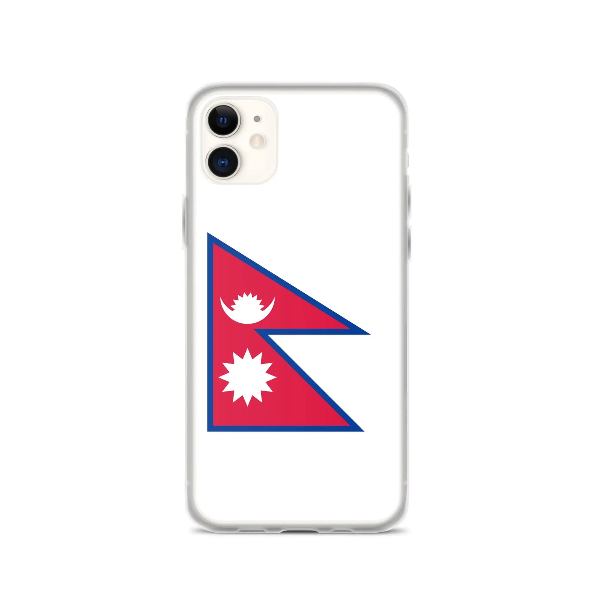 Coque Iphone Drapeau Du Népal – Étui Souple – Résistant Et Antichoc
