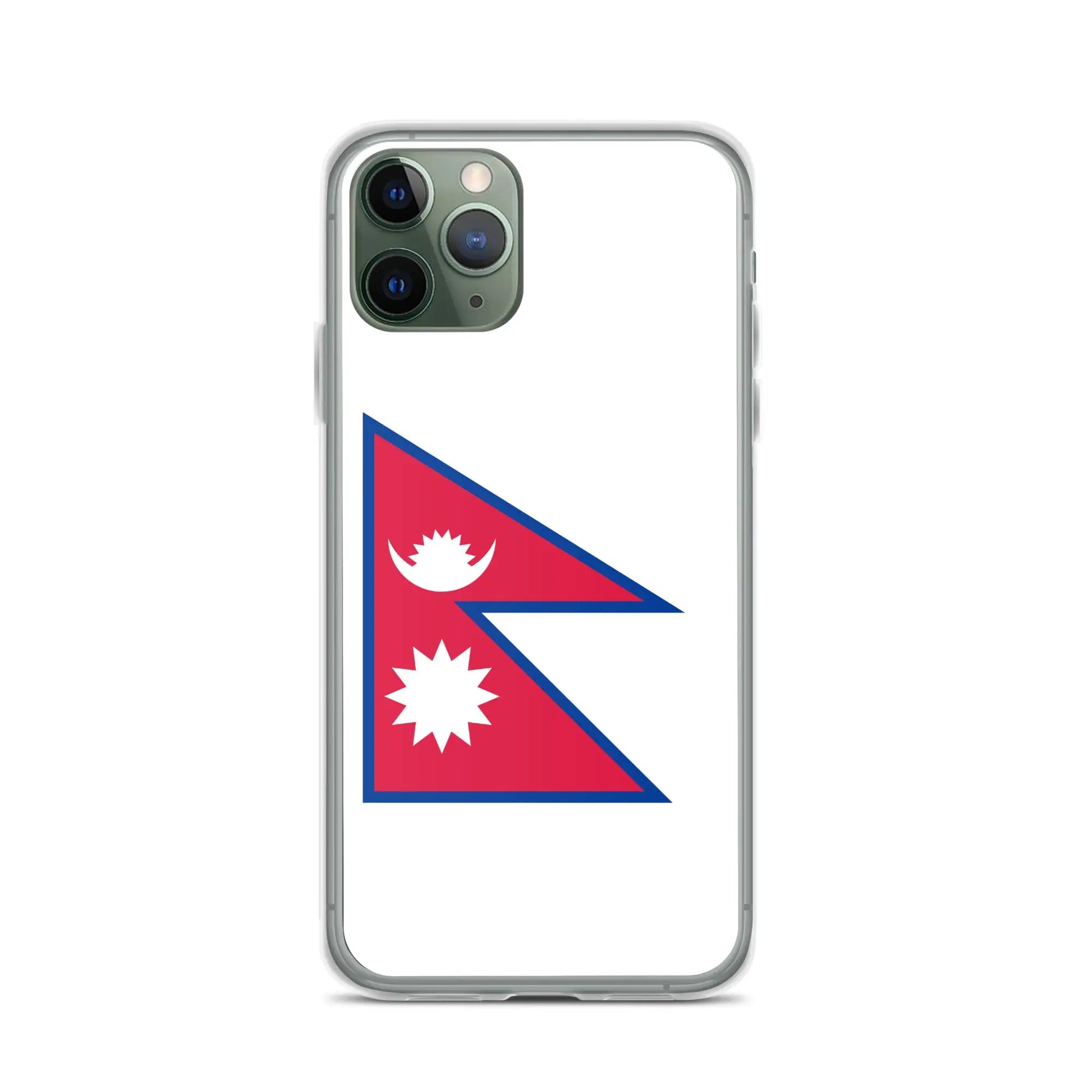 Coque Iphone Drapeau Du Népal – Étui Souple – Résistant Et Antichoc