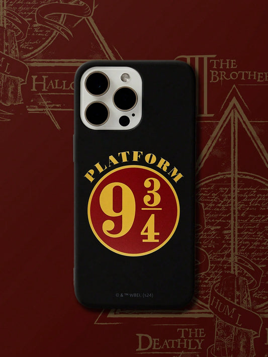 HARRY POTTER X  Black Fashion Phone Case with Letter and Number Print,Gifts