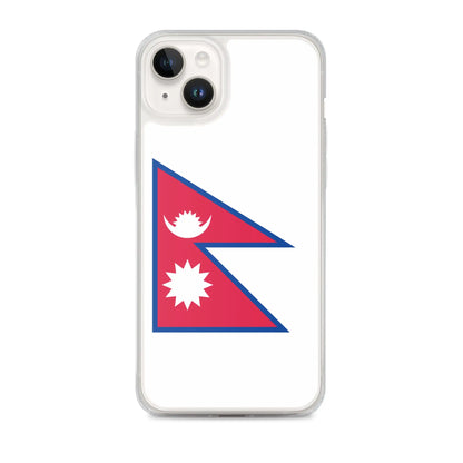 Coque Iphone Drapeau Du Népal – Étui Souple – Résistant Et Antichoc