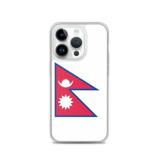 Coque Iphone Drapeau Du Népal – Étui Souple – Résistant Et Antichoc