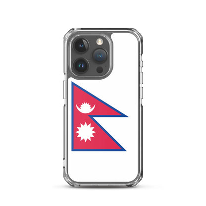 Coque Iphone Drapeau Du Népal – Étui Souple – Résistant Et Antichoc