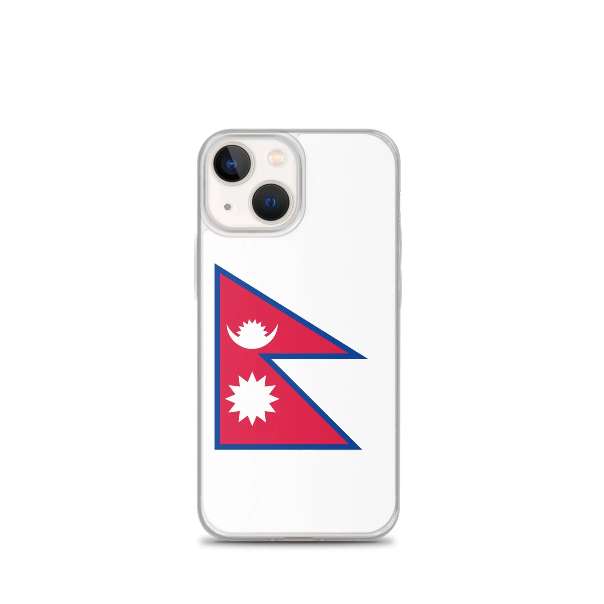 Coque Iphone Drapeau Du Népal – Étui Souple – Résistant Et Antichoc