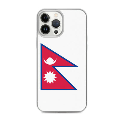 Coque Iphone Drapeau Du Népal – Étui Souple – Résistant Et Antichoc